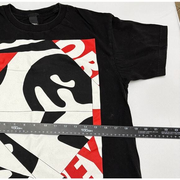 Size M | OBEY Abstract Graphic Logo Men's Short Sleeve Crew Neck T-Shirt - Picture 4 of 6